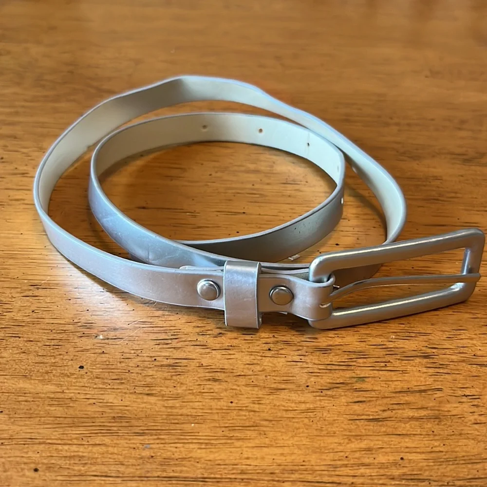 Girls Silver Belt